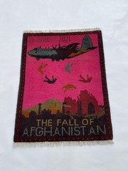 76×59 Cm Afghan War Rug War Rug Beautifully Made Wool Rug Handicrafts #750