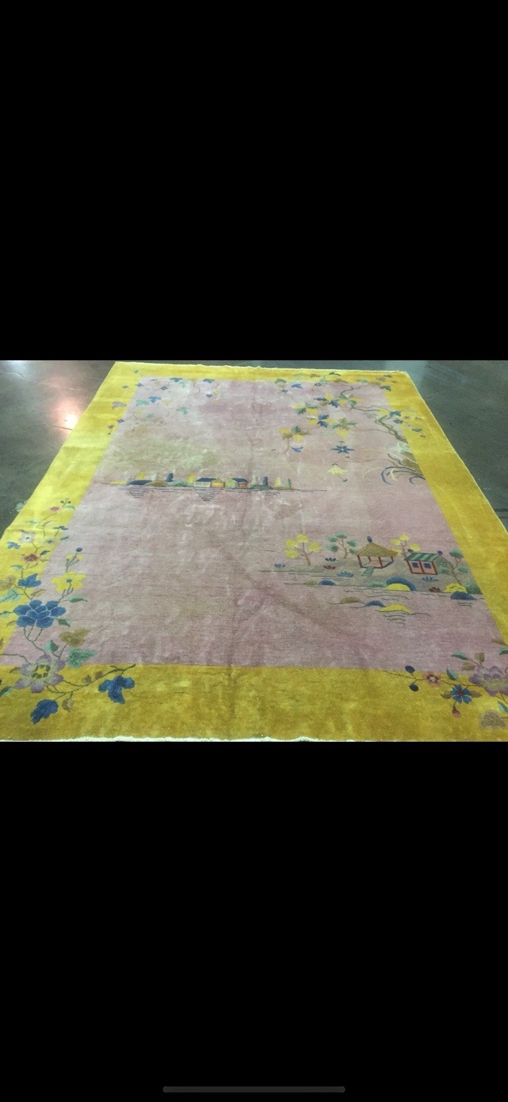 Antique Chinese Art Deco Rug gallery