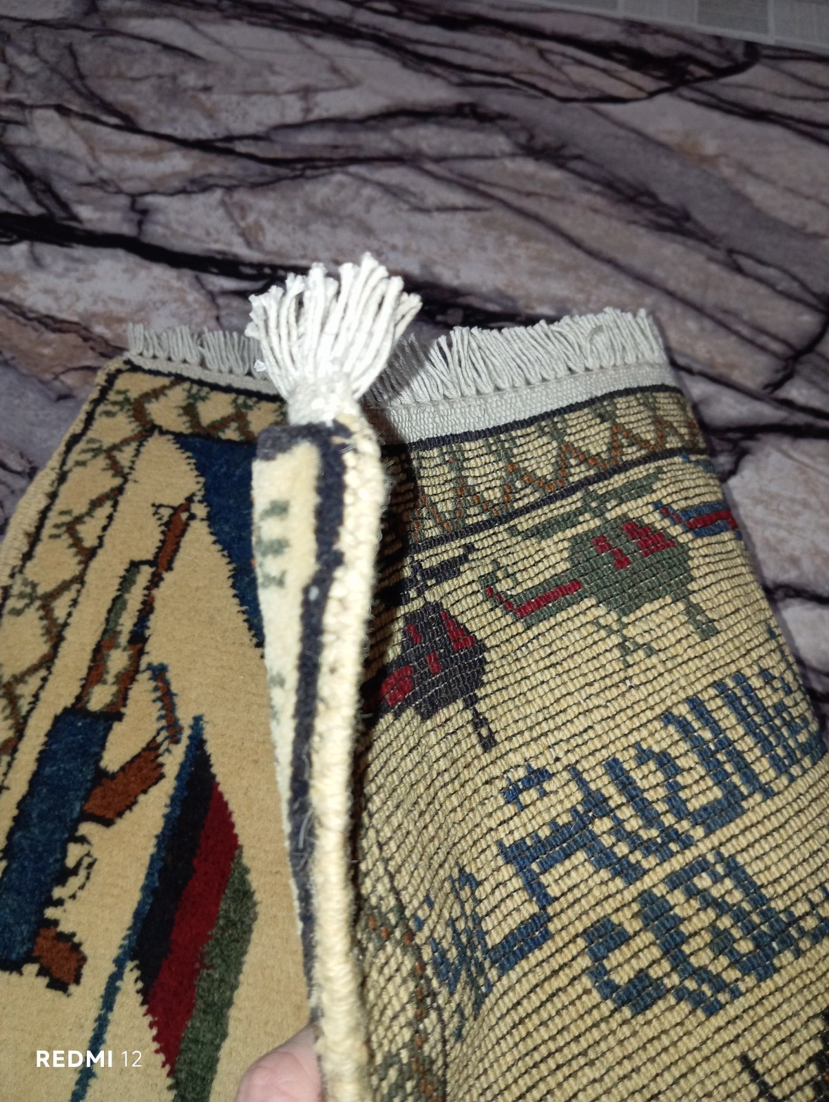 Handmade Afghan War Rug 3x2 - Map, Air Planes 2024, Kalashnikov, Pakistan/China gallery
