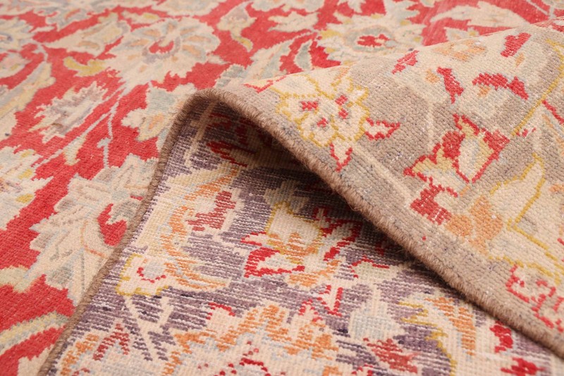Vintage 9'1" x 13'1" Traditional Hand Knotted Vegetable Dye Wool Area Rug gallery