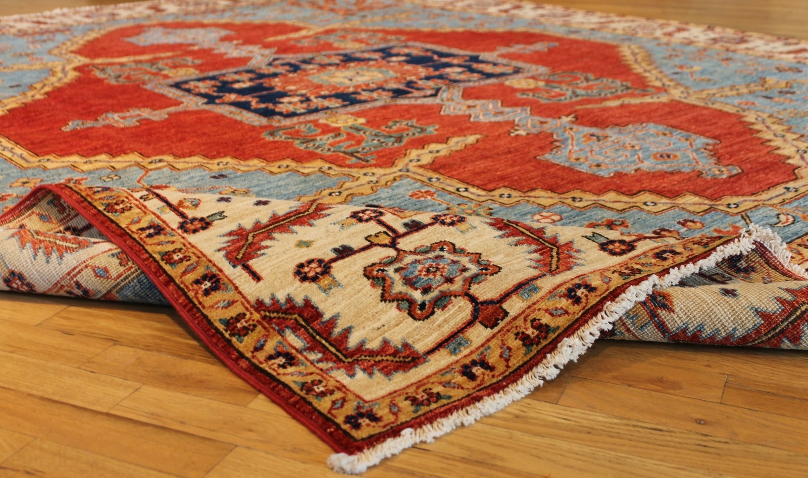 Hand-knotted Rug (Carpet) 8'1X9'8, Ariana mint condition gallery