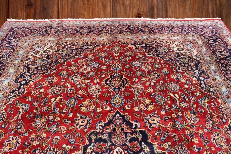 9'10 x 13'10 Vintage Semi Antique Handmade Wool Area Rug Oriental Carpet 10 x 14 gallery