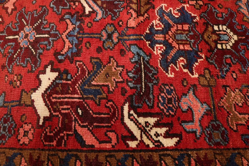 Vintage Traditional Hand-Knotted Area Rug 7'3" x 9'0" Oriental Wool Carpet gallery