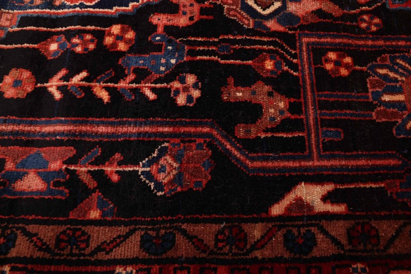 Traditional Vintage Hand-Knotted Carpet 4'7" x 11'10" Wool Area Rug gallery