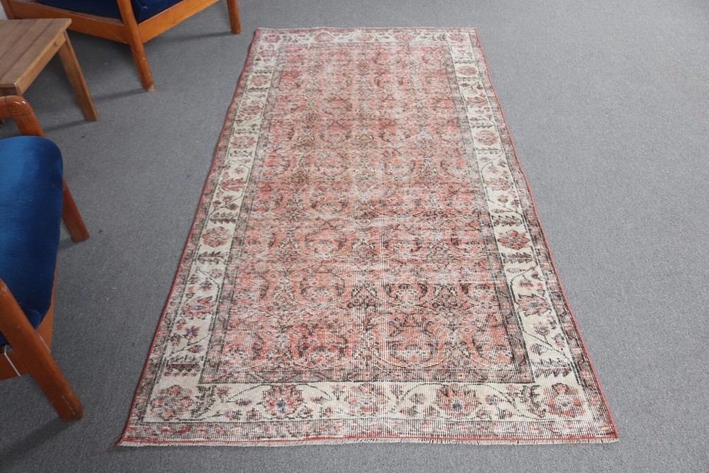 3.6x7.1 ft Area Rug, Moroccan Rug, Neutral Rugs, Vintage Rugs, Turkish Rug