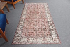 3.6×7.1 ft Area Rug, Moroccan Rug, Neutral Rugs, Vintage Rugs, Turkish Rug