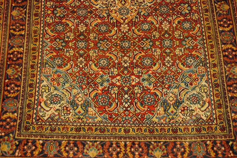 NATURAL WOOL Old Oriental Rugs,Hand Woven,knotted size Approximately 3'9" X 5'9" gallery