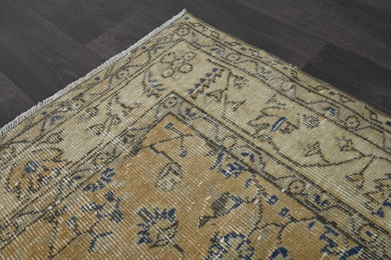 Oushak Turkish Vintage Rug 5x8 Kilim Rug Anatolian Handmade Boho Decor BROWN gallery