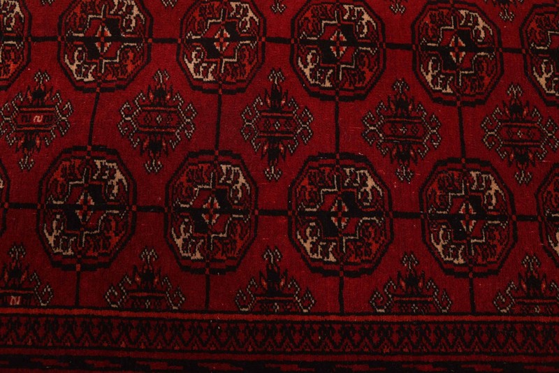 Vintage Traditional Hand-Knotted Area Rug 4'1" x 5'7" Oriental Wool Carpet gallery