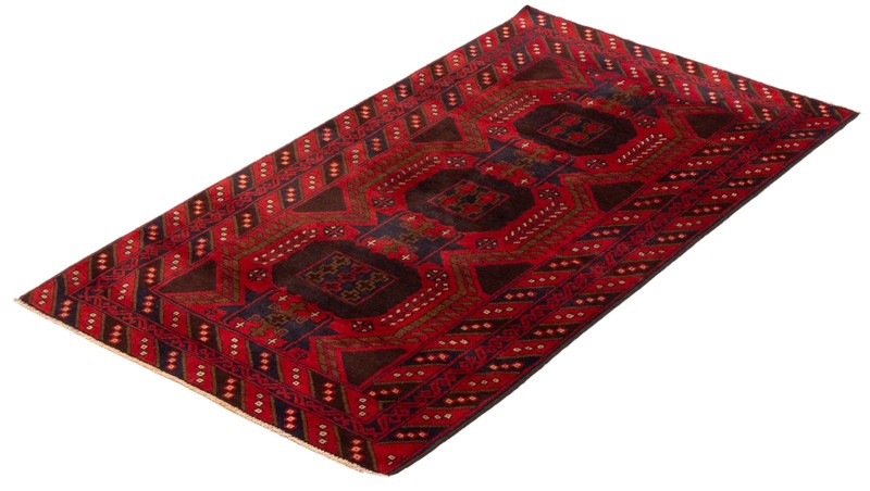 Traditional Vintage Hand-Knotted Oriental Carpet 3'9" x 6'1" Wool Area Rug gallery