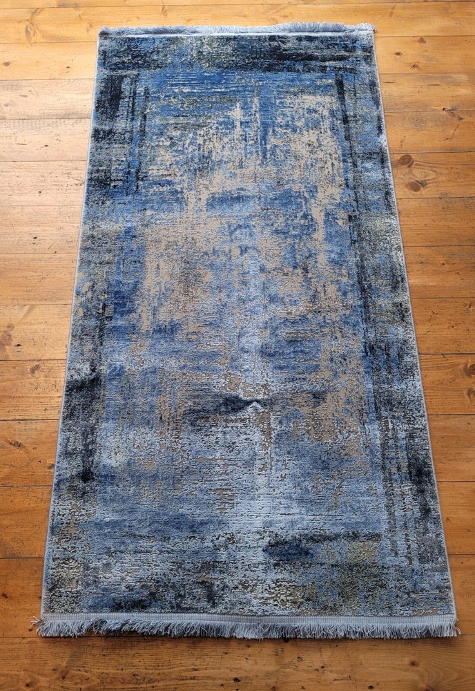 Silk Rug, Modal Silk Rug, Modern Rug, Turkish Silk Rug 31" x 59", 80x150cm