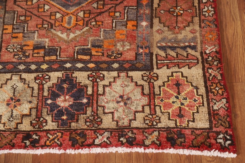 Vegetable Dye Geometric 11 ft. Runner Rug 3x11 Handmade Wool Carpet gallery