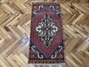 Small Vintage Wool Accent Rug 1.7 x 3.3 ft Turkish Pink Tribal Handwoven Rug gallery
