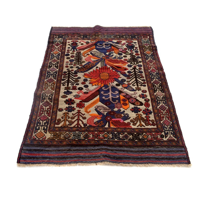 Authentic Barjasta Rug Traditional Kilim Carpet 6.1x3.8ft gallery