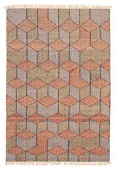 Vintage Hand Woven Area Rug 5’1″ x 7’11” Traditional Wool Oriental Carpet