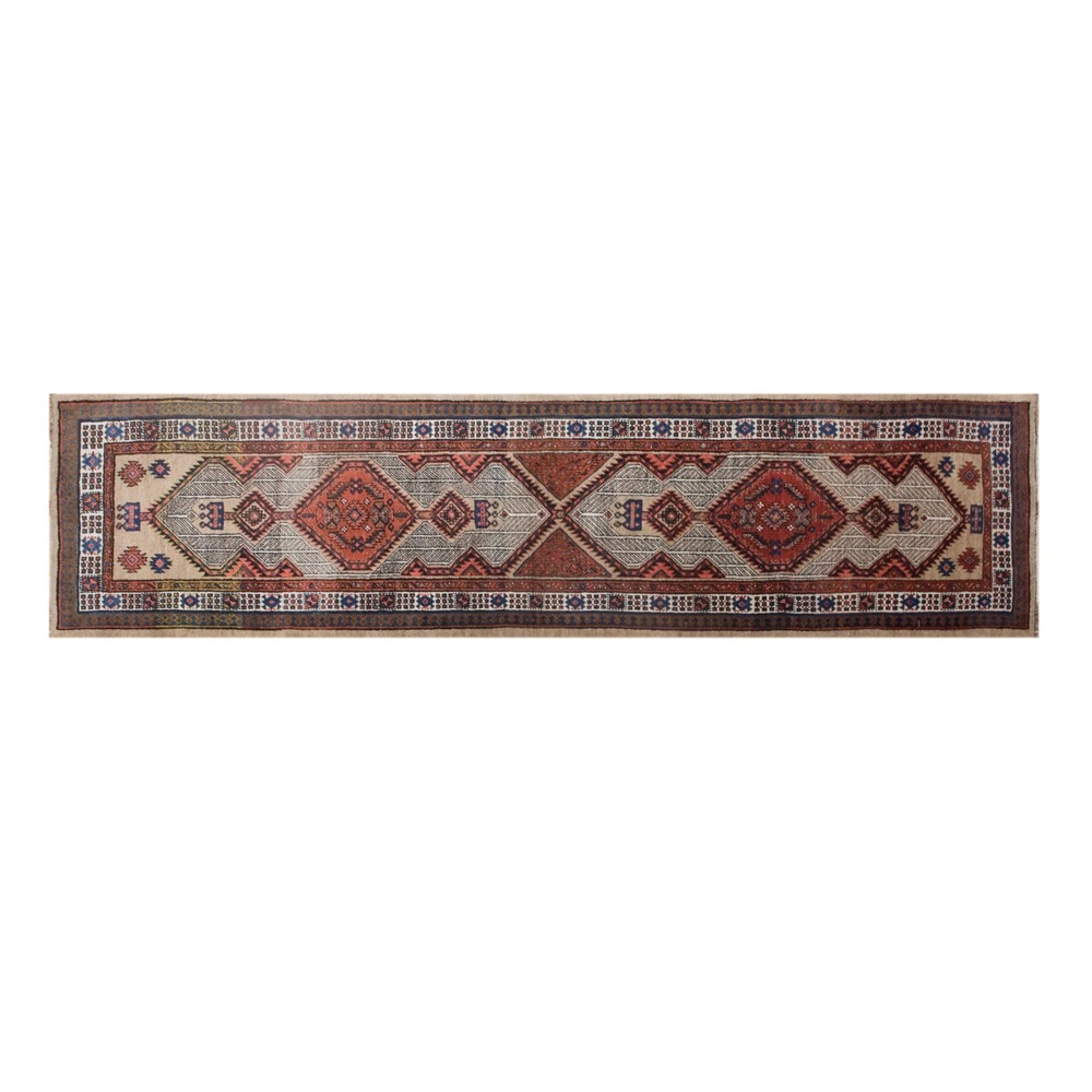 Vintage Turkish Oushak Runner Rug 93 x 345 cm | 3'1" x 11'4" ft Runner, 60+ Yr