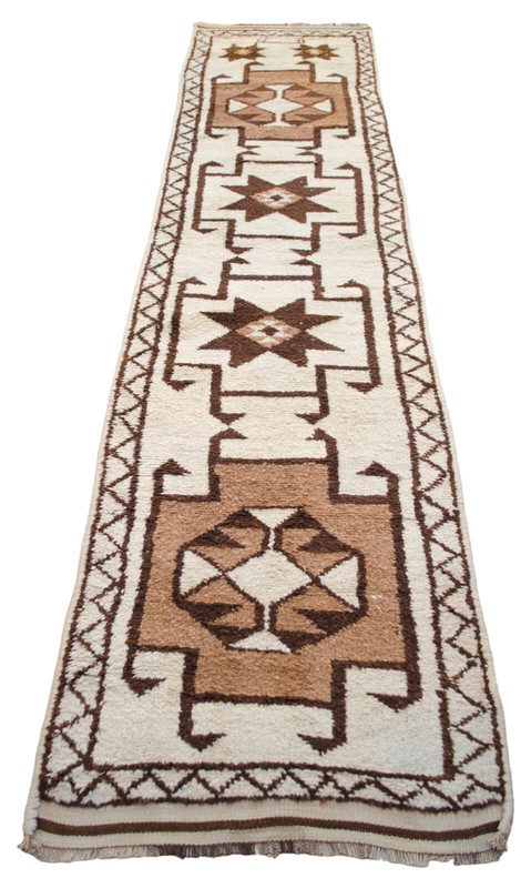 3x13 Runner Rug Hand Made Rug Hallway Decor, Boucherouite Style Bohemian Rug gallery