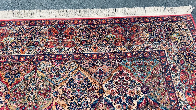 Beautiful Antique American Karastan Kirman Rug 9x12FT gallery