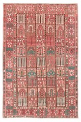 Vintage Traditional Hand-Knotted Area Rug 6’5″ x 10’3″ Oriental Wool Carpet