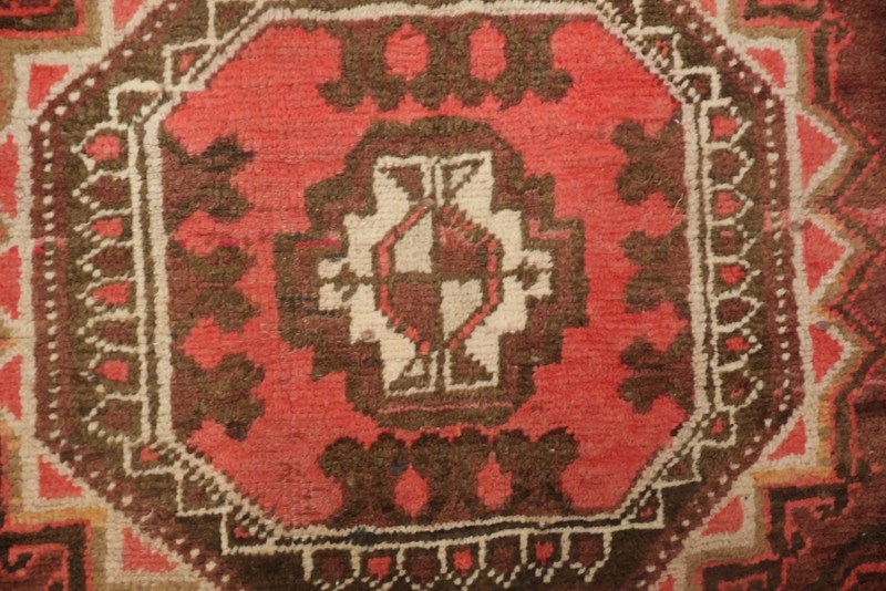 Tribal Geometric Runner Rug Handmade Wool for Hallways and Entryways 2x8 gallery