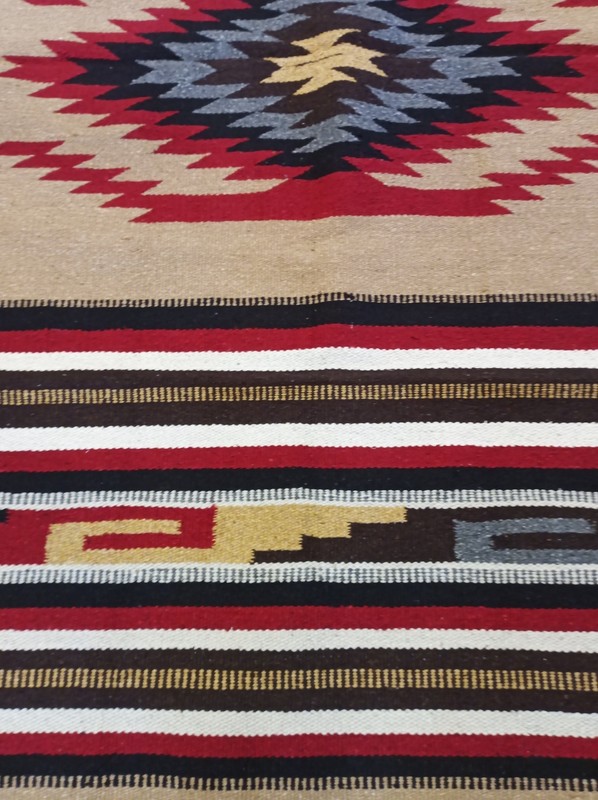 Handwoven Southwest Design Acrylic Rug; 4'x6'; HA4X6-H56 gallery