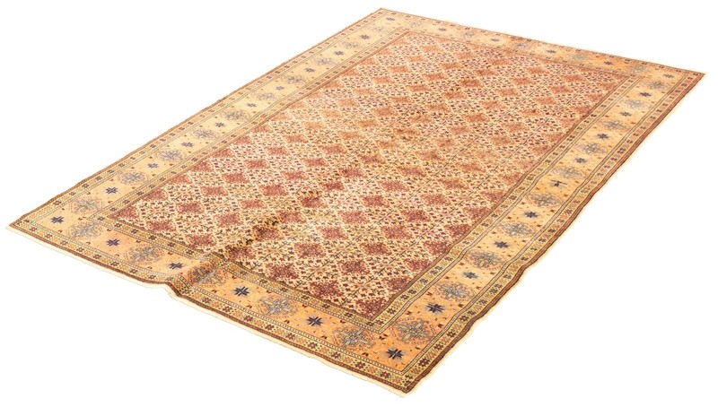 Vintage Hand-Knotted Area Rug 6'5" x 9'5" Traditional Wool Carpet gallery