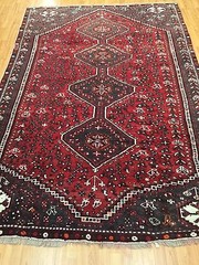 6′ x 8’10” Antique Tribal Turkeman Oriental Rug – 1940s – Hand Made – 100% Wool