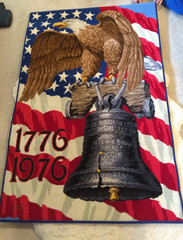 Bicentennial Alexander Smith American Legend Rug USA Eagle Liberty Bell 1776