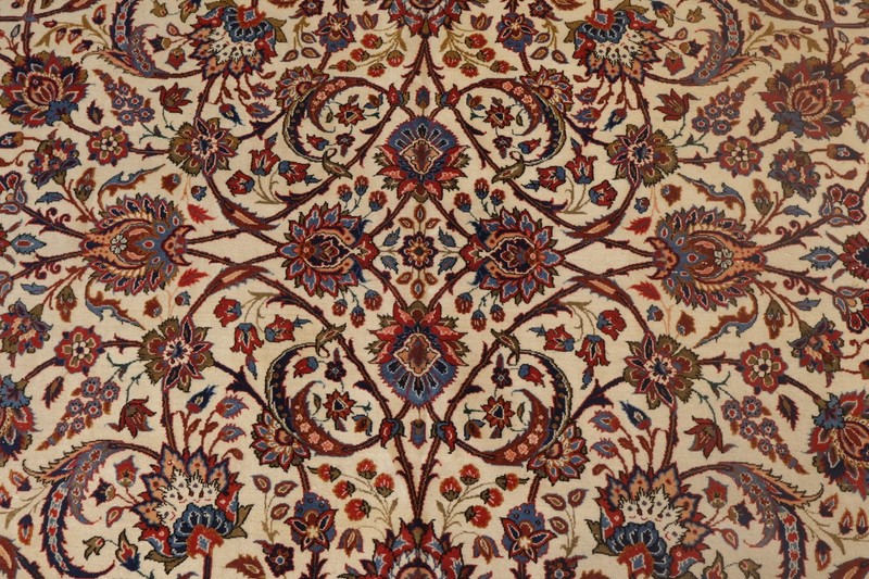 Traditional Large Area Rug 10x16 Ft Handmade Antique All-Over Vegetable Dye gallery