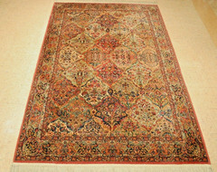 AUTHENTIC KARASTAN MULTICOLOR PANEL KIRMAN PATTERN #700-717 RUG CARPET 5’9″ x 9″