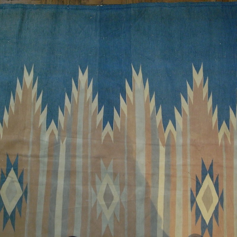 Antique Indian cotton jail dhurrie 7'9" x 14'6" (8x15ft) late 19th century gallery