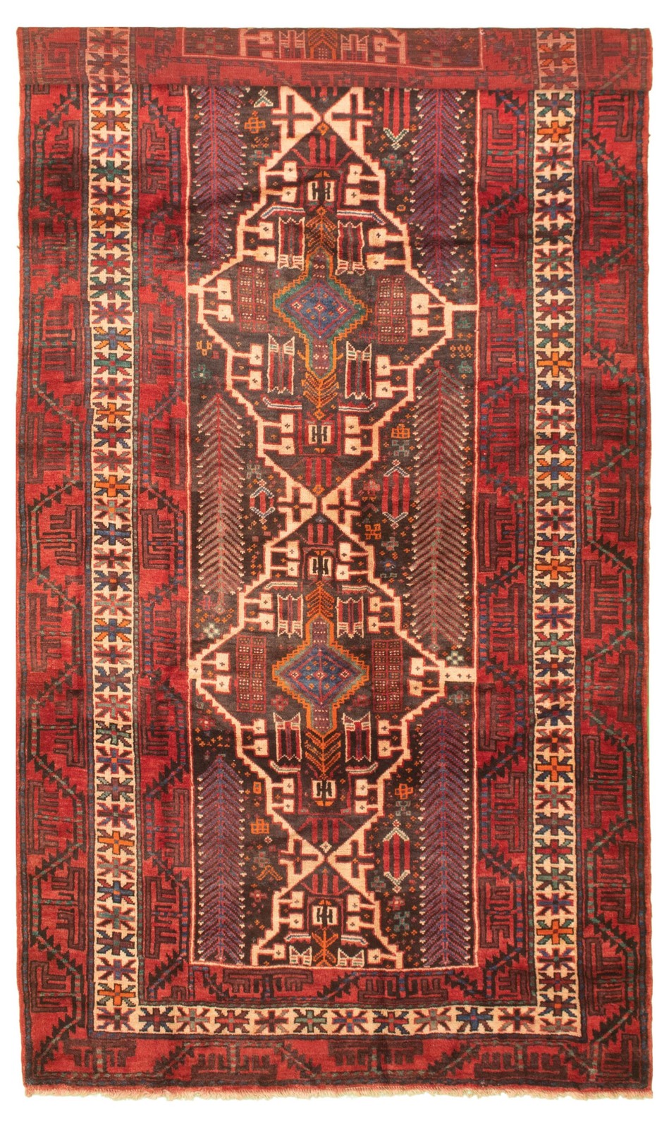 Traditional Vintage Hand-Knotted Area Rug 5'3" x 10'8" Oriental Wool Carpet gallery
