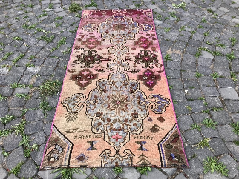 Handmade Rug Turkish Area Rug Vintage Rug Oushak Rug Antique Rug Bohemian Rug gallery