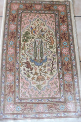 Hereke Silk Carpet, Noble Oriental Carpet, 82Cm X 51Cm High Quality And Like New