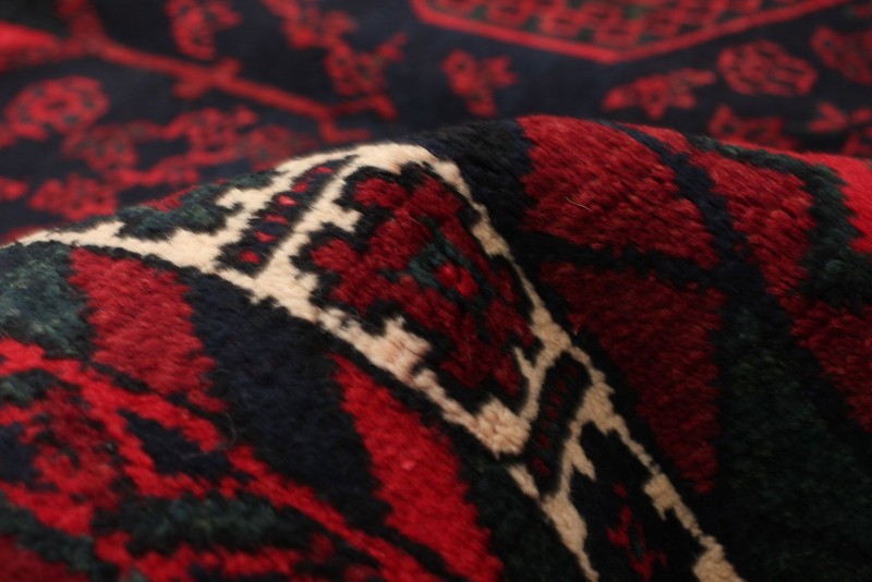 Vintage Traditional Hand-Knotted Area Rug 4'11" x 8'2" Oriental Wool Carpet gallery