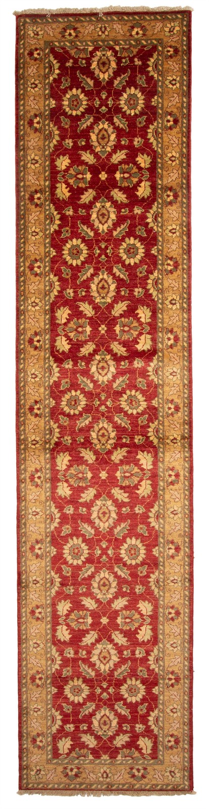 2'9" x 13'5" Vintage Hand-knotted Runner Rug Traditional Oriental Wool Carpet gallery