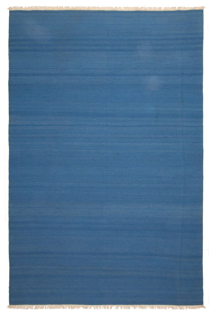 Vintage Hand Woven Area Rug 6'6" x 9'7" Traditional Wool Oriental Carpet