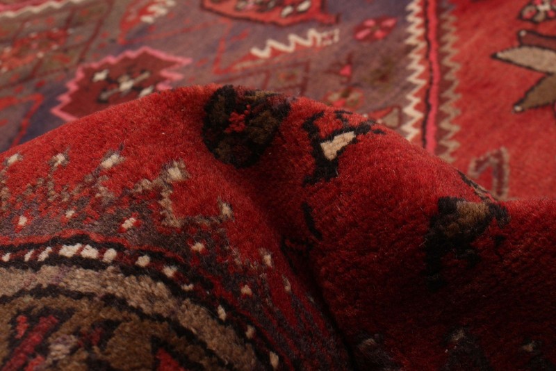 3'6" x 9'7" Vintage Hand-knotted Runner Rug Traditional Oriental Wool Carpet gallery