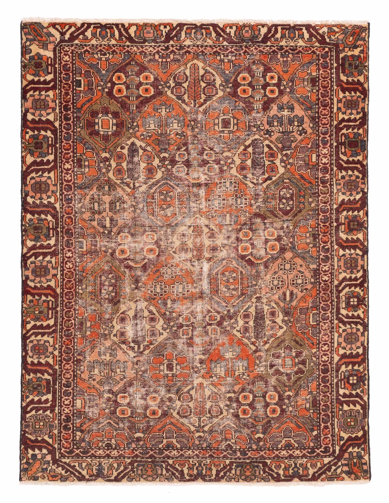 Traditional Vintage Hand-Knotted Area Rug 4'9" x 6'4" Oriental Wool Carpet gallery