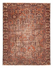 Traditional Vintage Hand-Knotted Area Rug 4’9″ x 6’4″ Oriental Wool Carpet