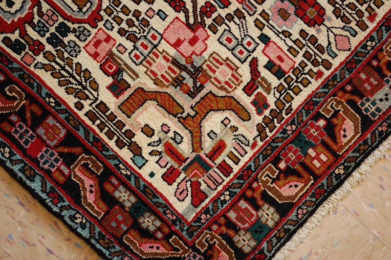 NATURAL WOOL Old Oriental Rugs,Hand Woven,knotted size Approximately 2'5" x 3'4" gallery