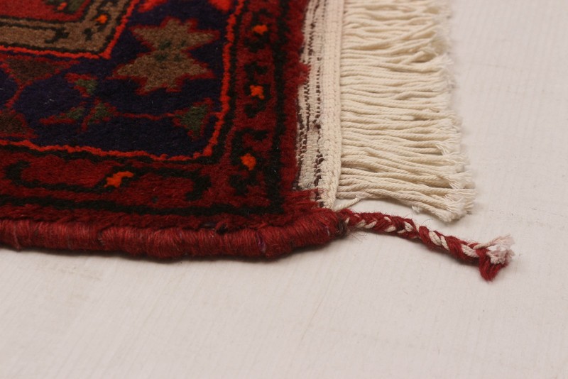 Vintage Hand-Knotted Area Rug 3'11" x 6'2" Traditional Oriental Wool Carpet gallery