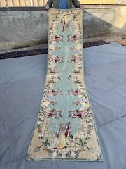 2’5×9’8 ft Vintage Moroccan Handmade Kilim Runner Rug Floral Design Kitchen Rug
