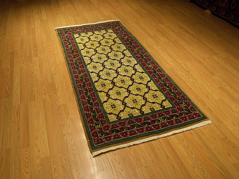 3.2 x 7 Hand Knotted High Quality Sarab Runner_Veggie Dyes Fine Wool _ Sturdy gallery