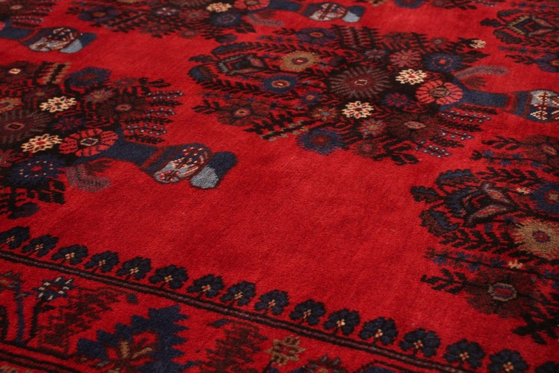 Traditional Vintage Hand-Knotted Area Rug 6'10" x 9'11" Oriental Wool Carpet gallery