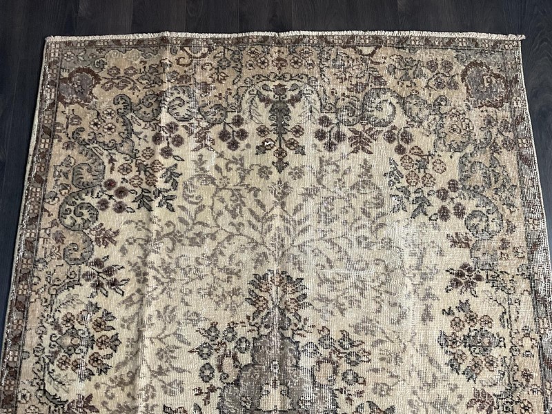 Vintage Handmade Rug For Living Room, 5x9 Indoor Outdoor Rugs, Home Decor gallery