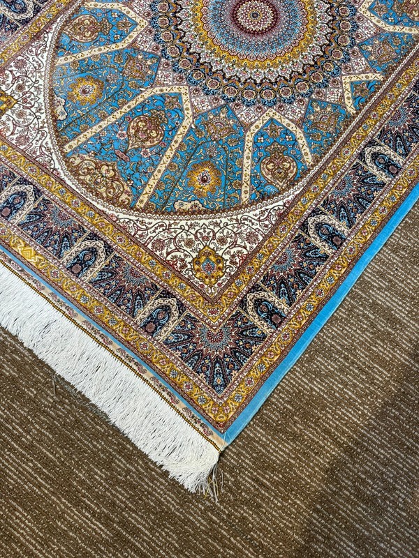 Silk 3 x 5 ft High Quality Medallion Design Silk Area Rug gallery