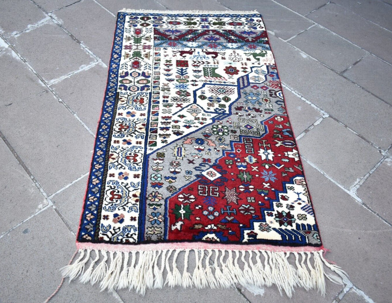 Vintage Taspinar Example Rug 35'' x 61'' Anatolian Cappadocia Area Taspinar Rug gallery