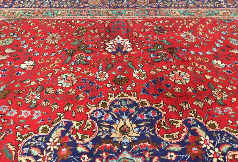 Handmade Vintage Oriental Rug 10X13 ft Floral Classic Medallion Design Carpet gallery