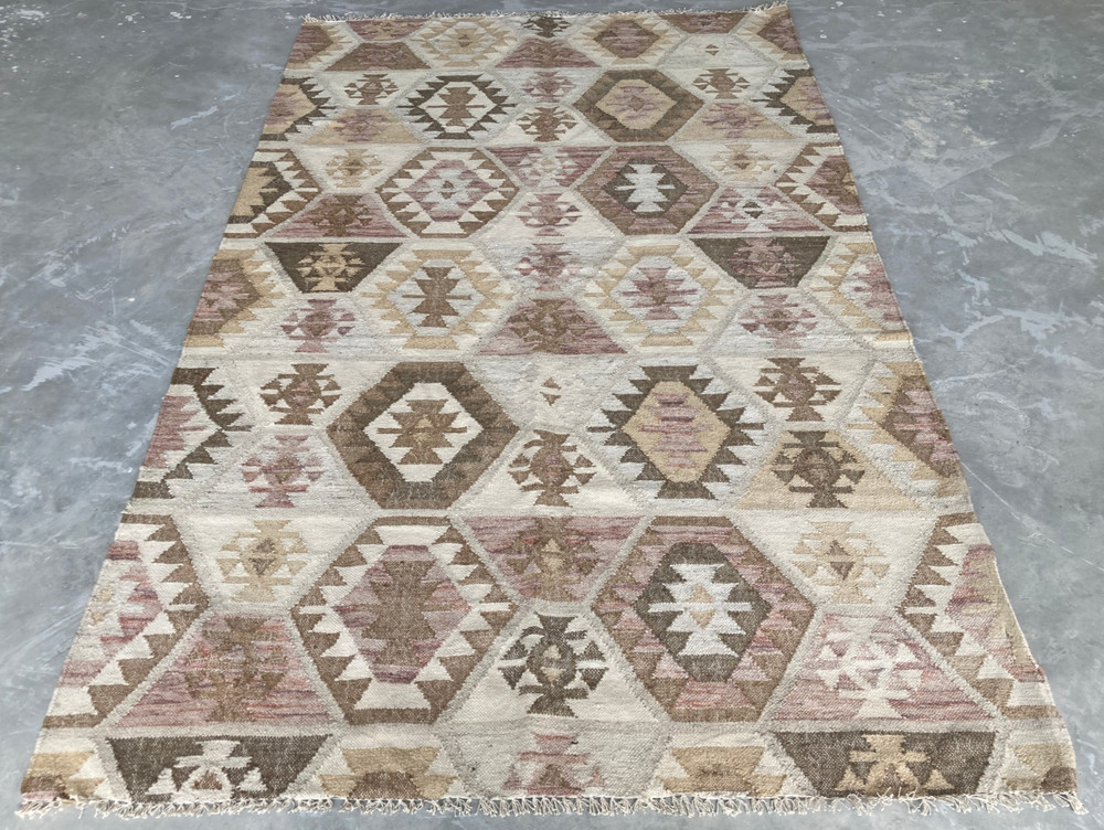 Vintage Traditional Handmade Beautiful Turkish Kilim Floor Rug Carpet 245x156 cm